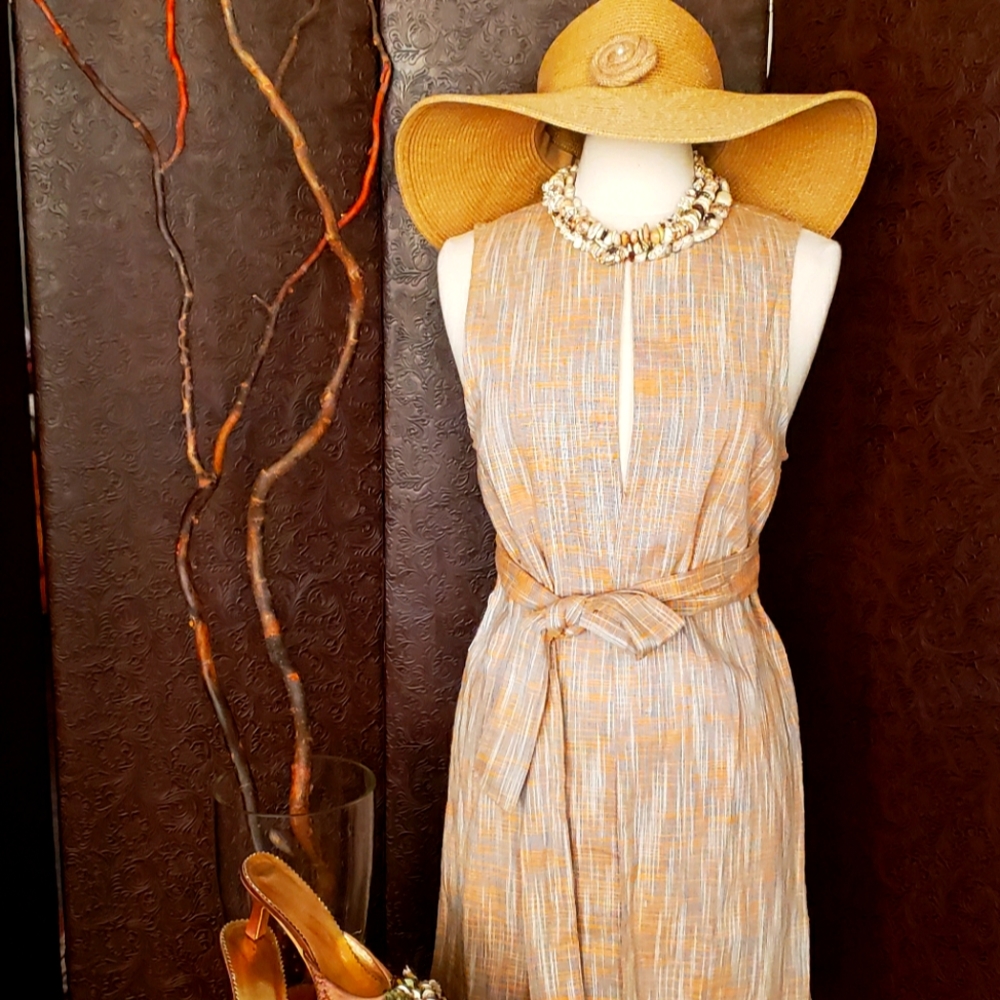 NWT BCBG Vest with Self Tie Belt